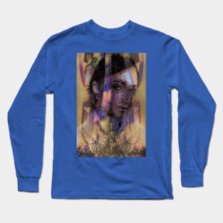 Weird, fantasy like, guy. Colorful and desaturated, soft. Long Sleeve T-Shirt